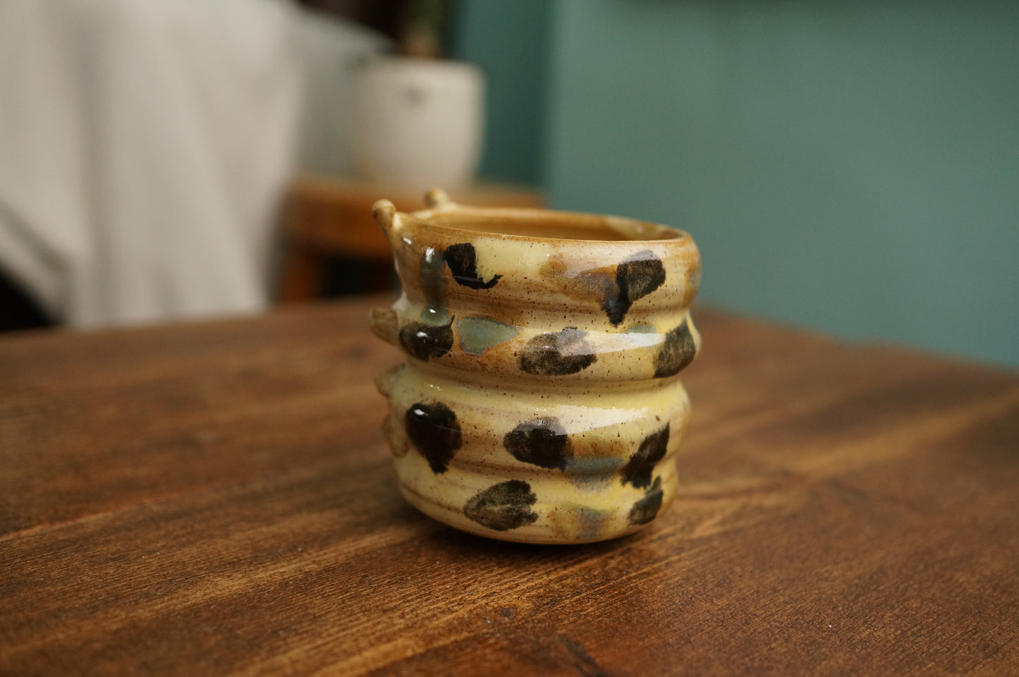 Yellow Caterpillar Mug