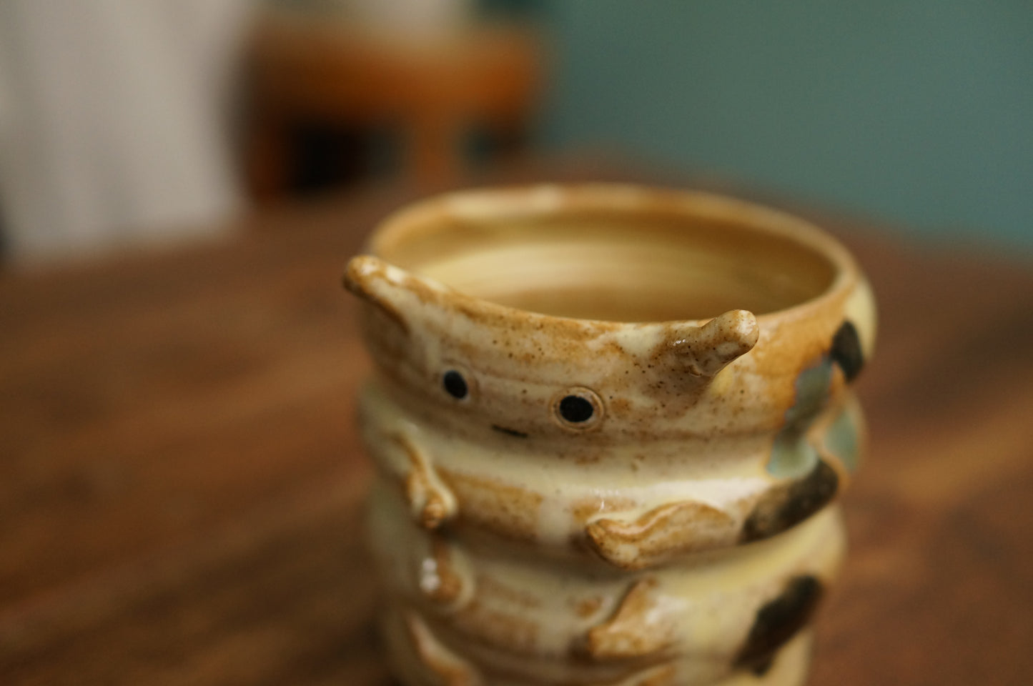 Yellow Caterpillar Mug