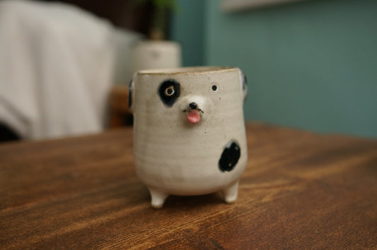Four Legs Dalmatian Dog Cup