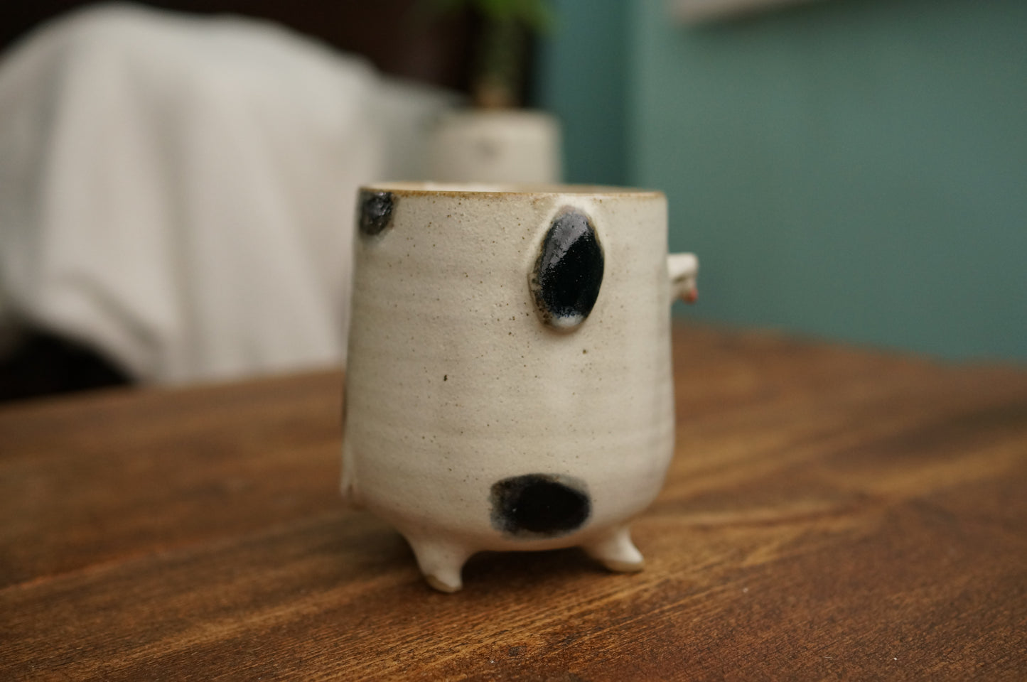 Four Legs Dalmatian Dog Cup