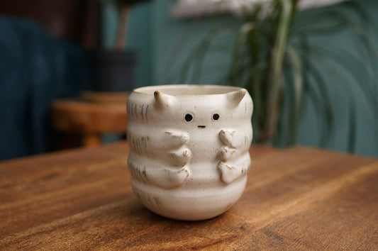 White Caterpillar Mug