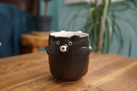 Black and White Bear Cup