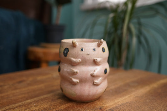 Pink Caterpillar Mug