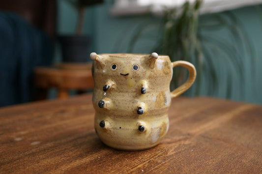 Yellow Caterpillar Mug