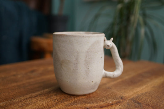 White Worm Mug