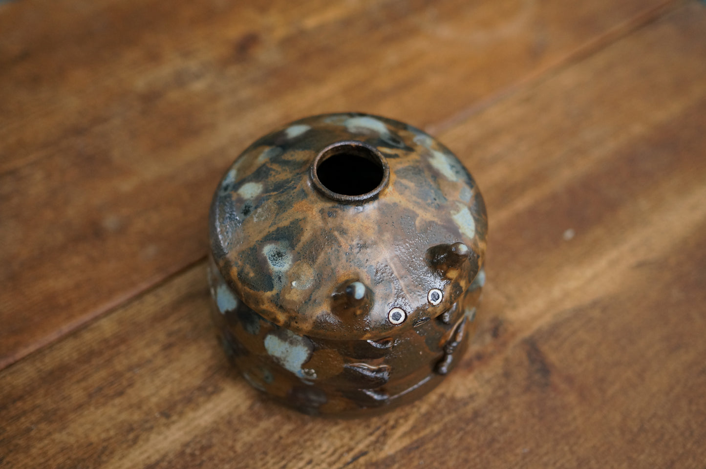 Brown Caterpillar Vase