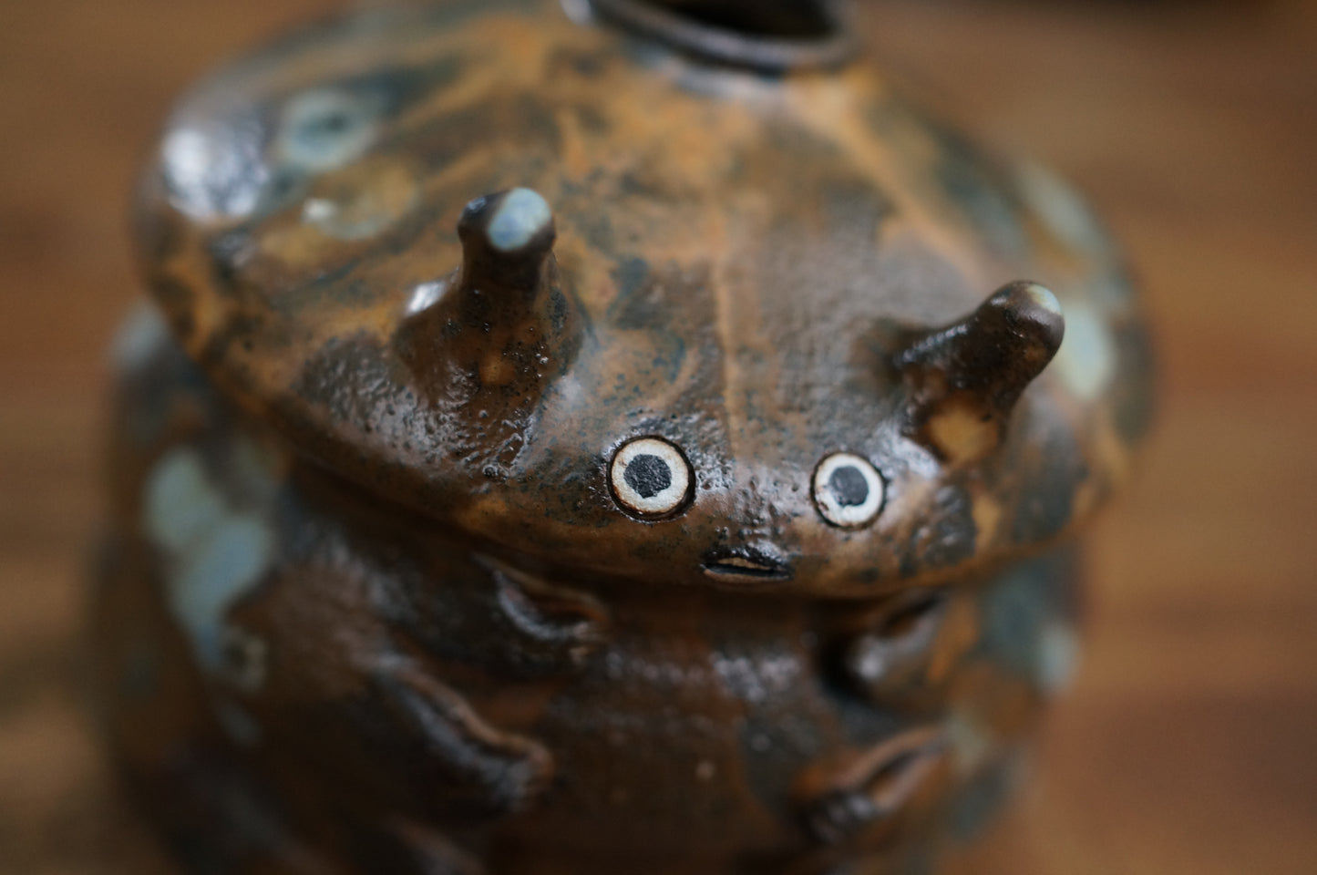 Brown Caterpillar Vase