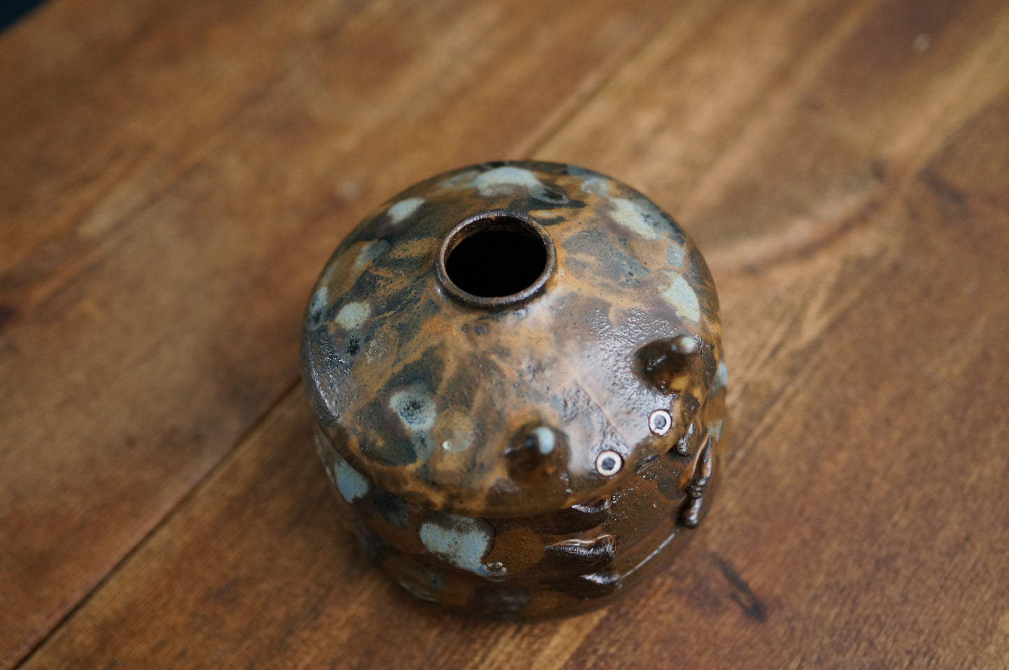 Brown Caterpillar Vase