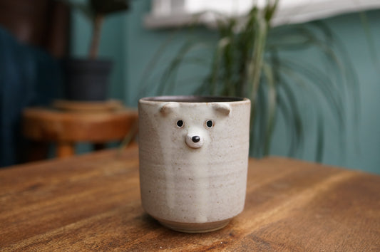 Black and White Bear Cup
