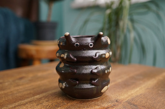 Dark Brown Caterpillar Mug
