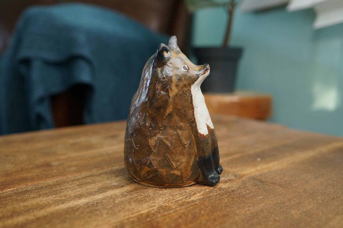 Brown Fox Vase