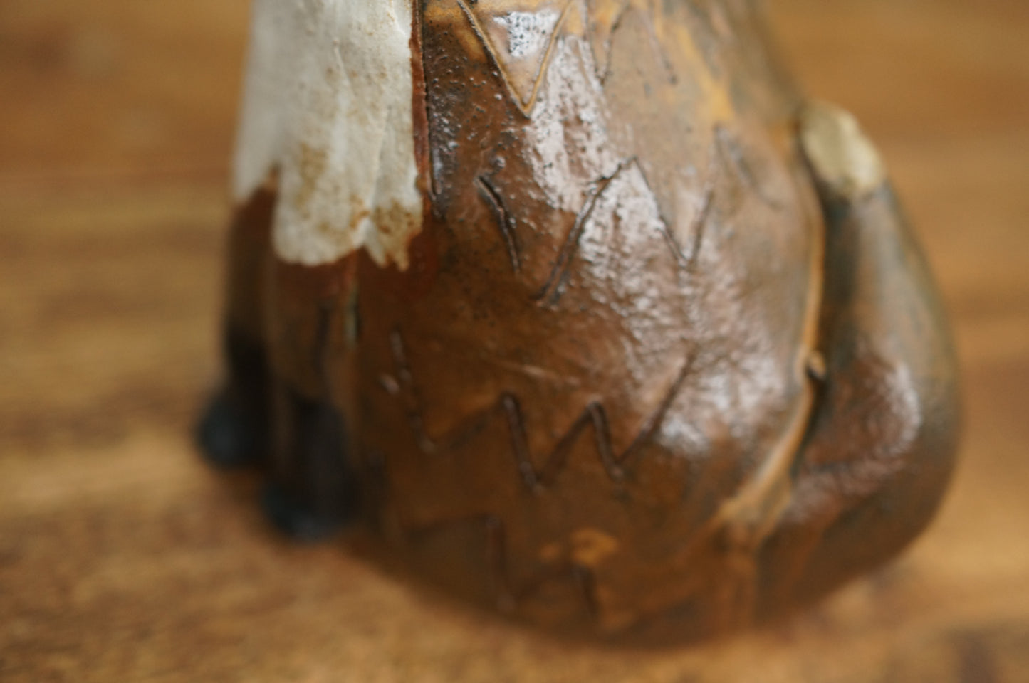 Brown Fox Vase