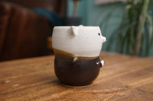 Black and White Bear Cup