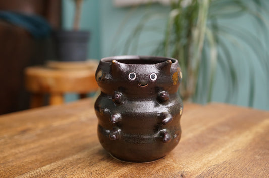 Dark Brown Caterpillar Mug