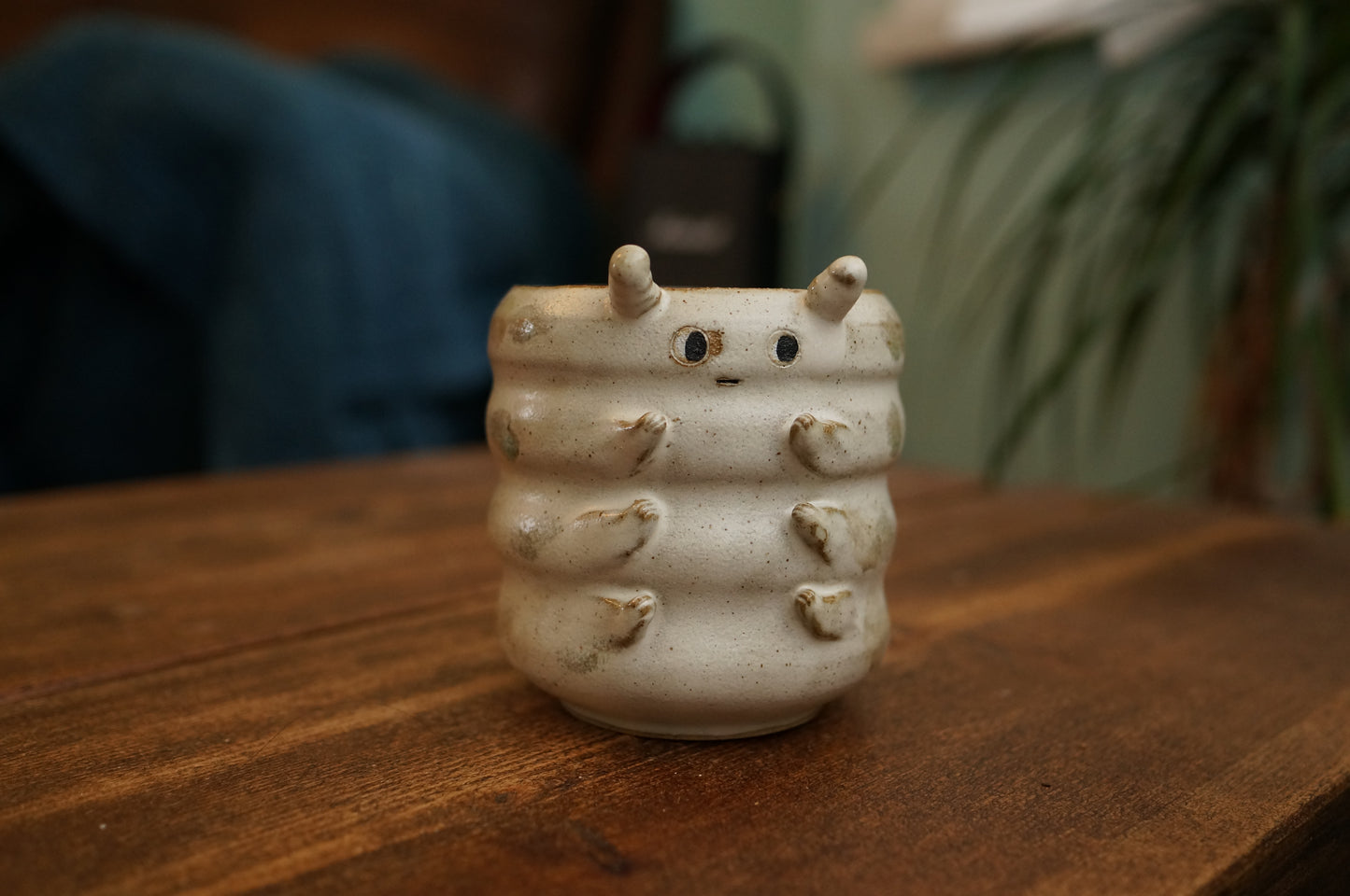White Caterpillar Mug