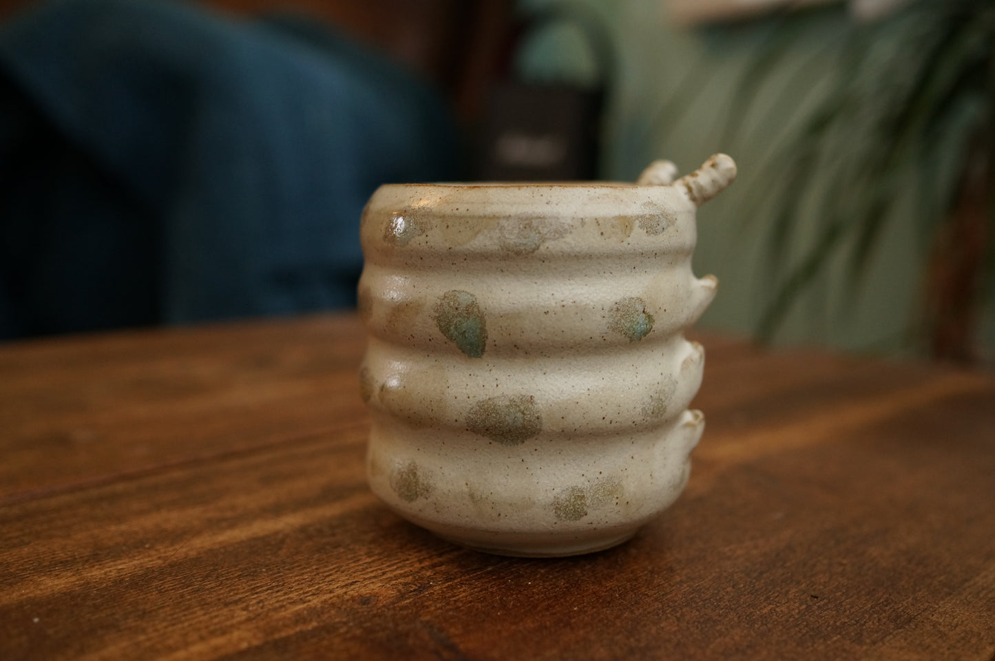 White Caterpillar Mug