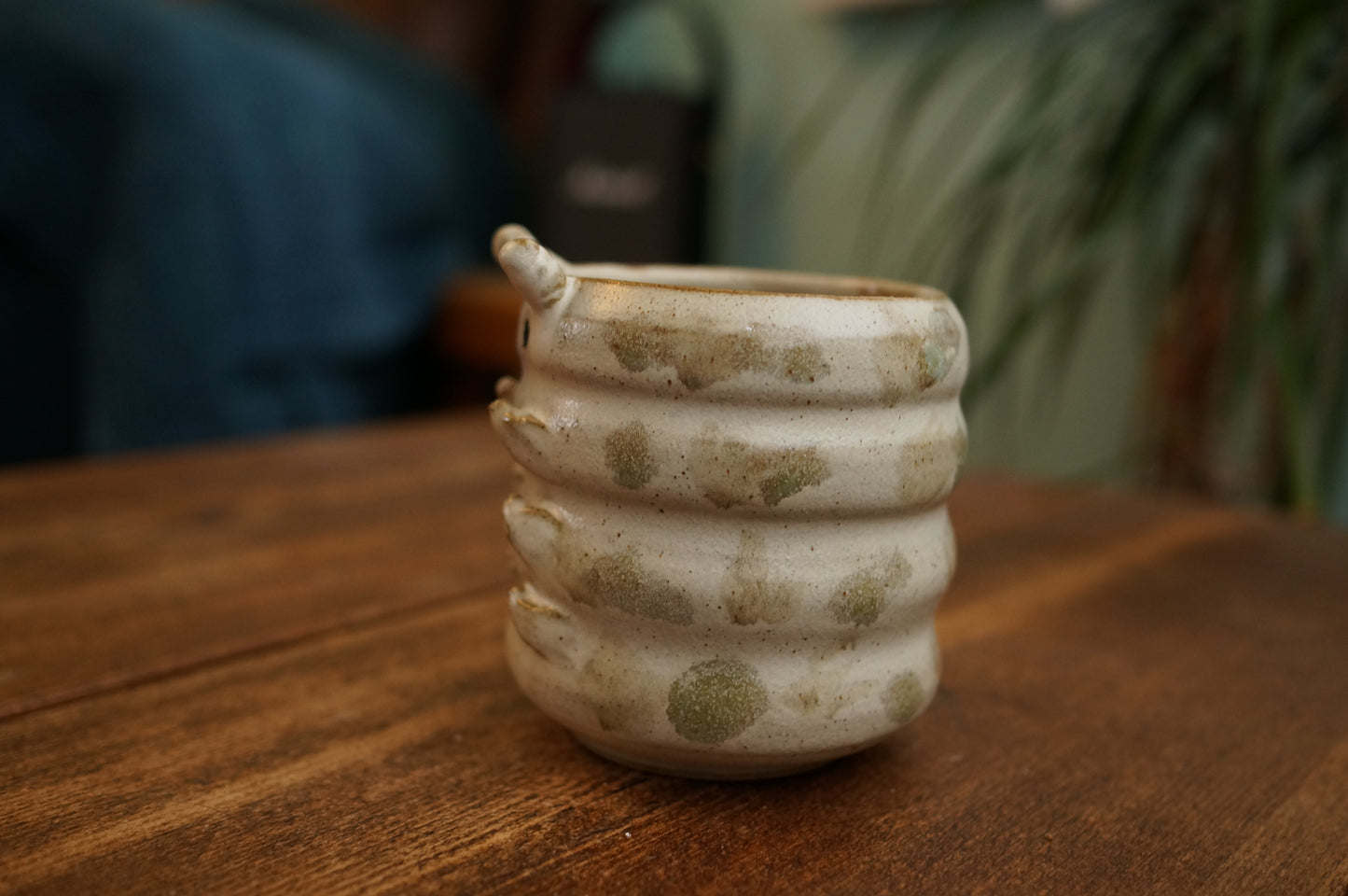 White Caterpillar Mug