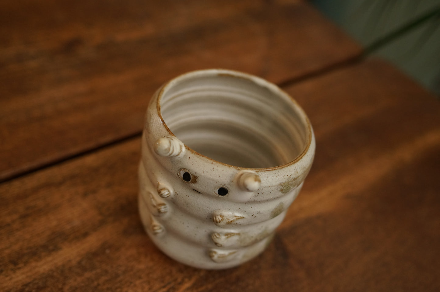 White Caterpillar Mug