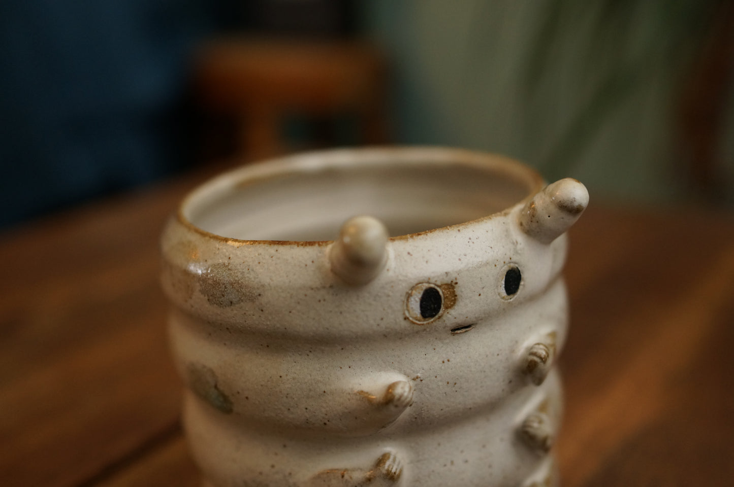 White Caterpillar Mug