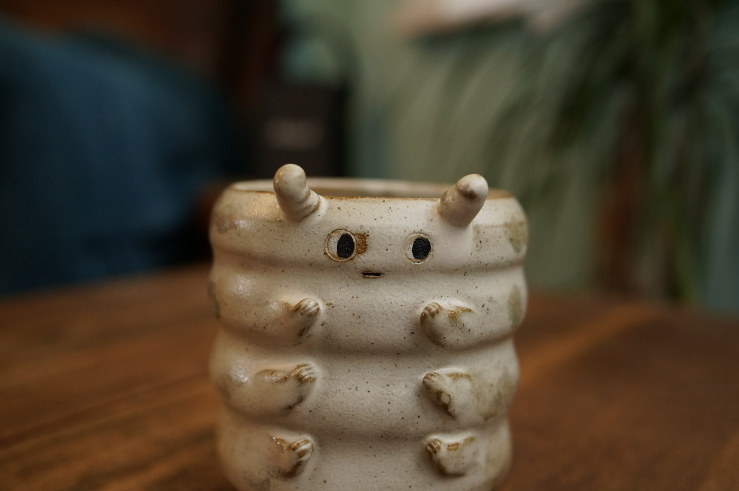 White Caterpillar Mug
