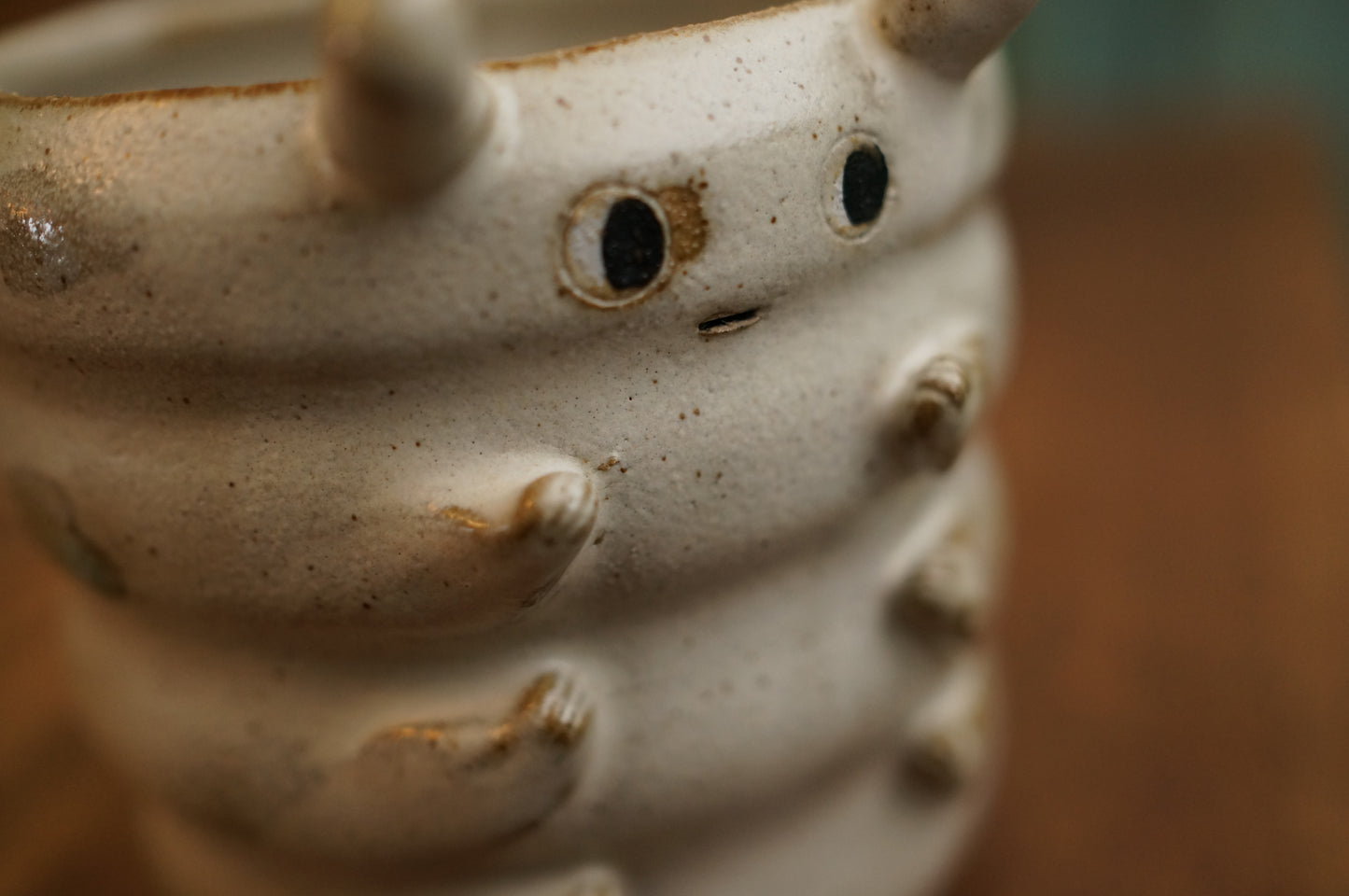 White Caterpillar Mug