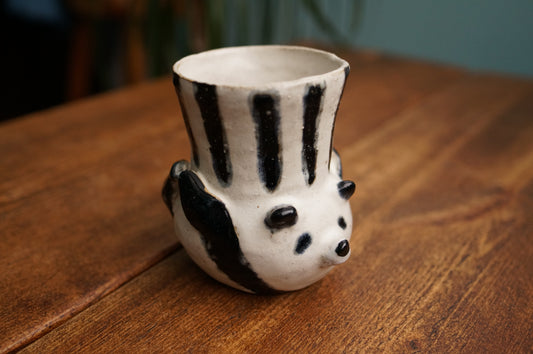 Handbuilt Panda Cup