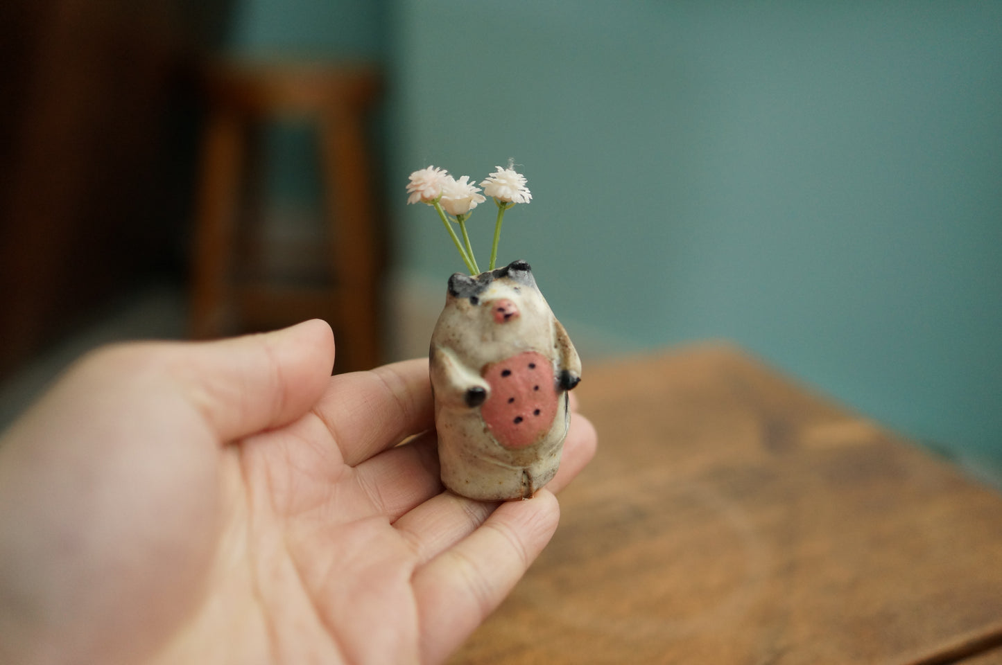 Cow Mini Vase