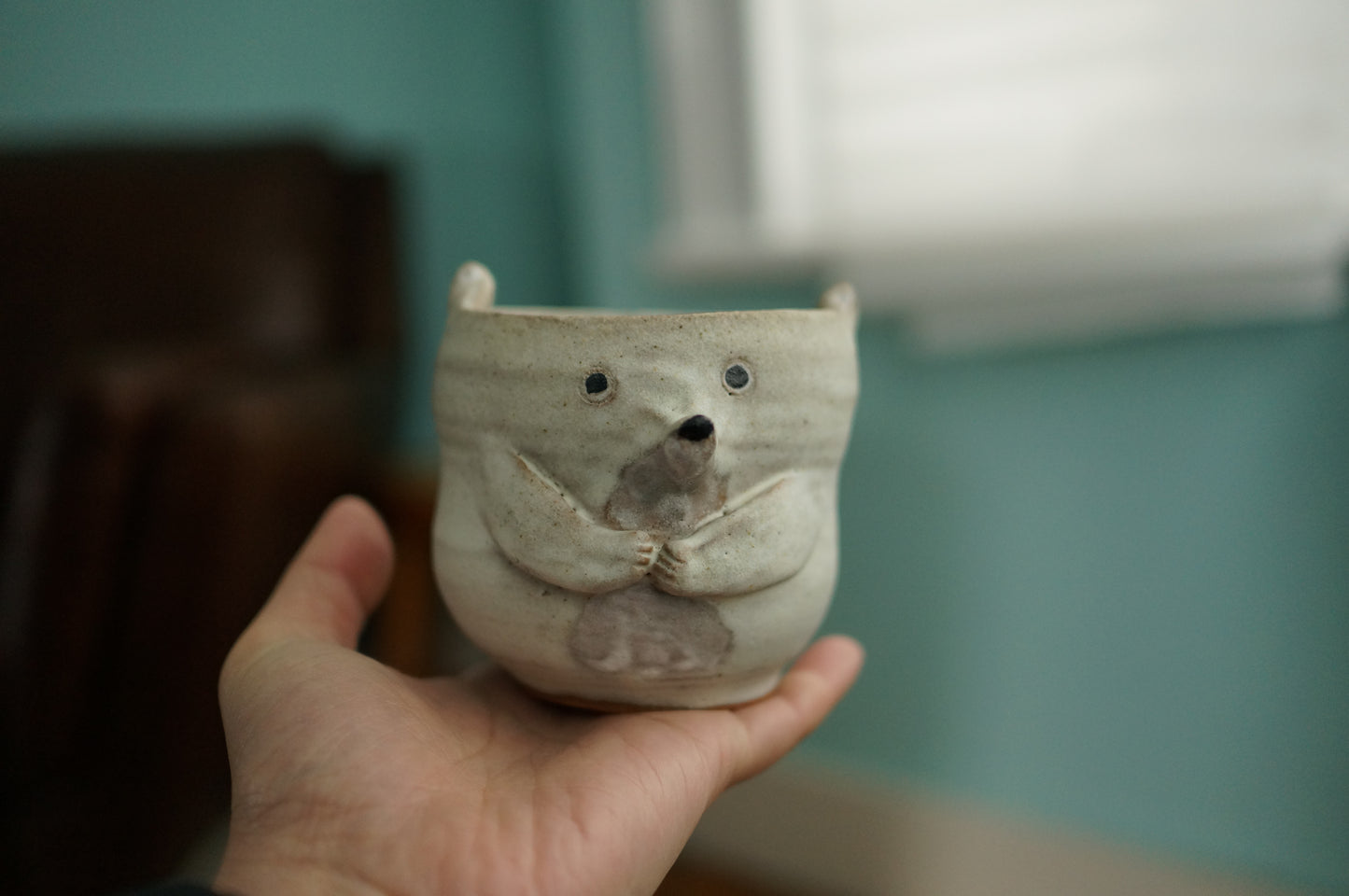 White Fox Mug
