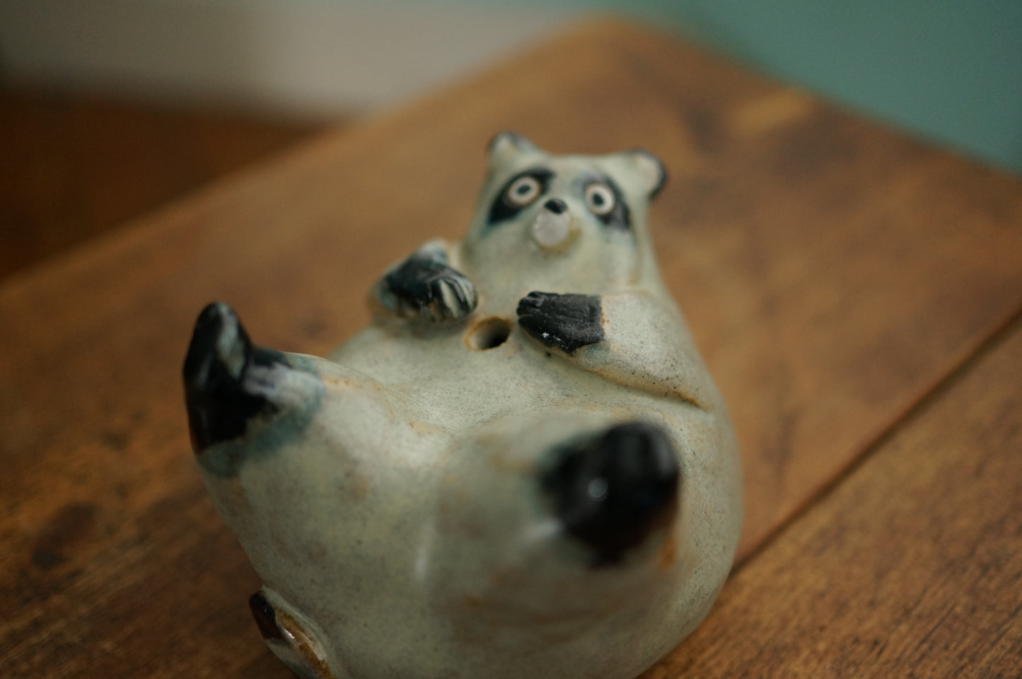 Raccoon Vase