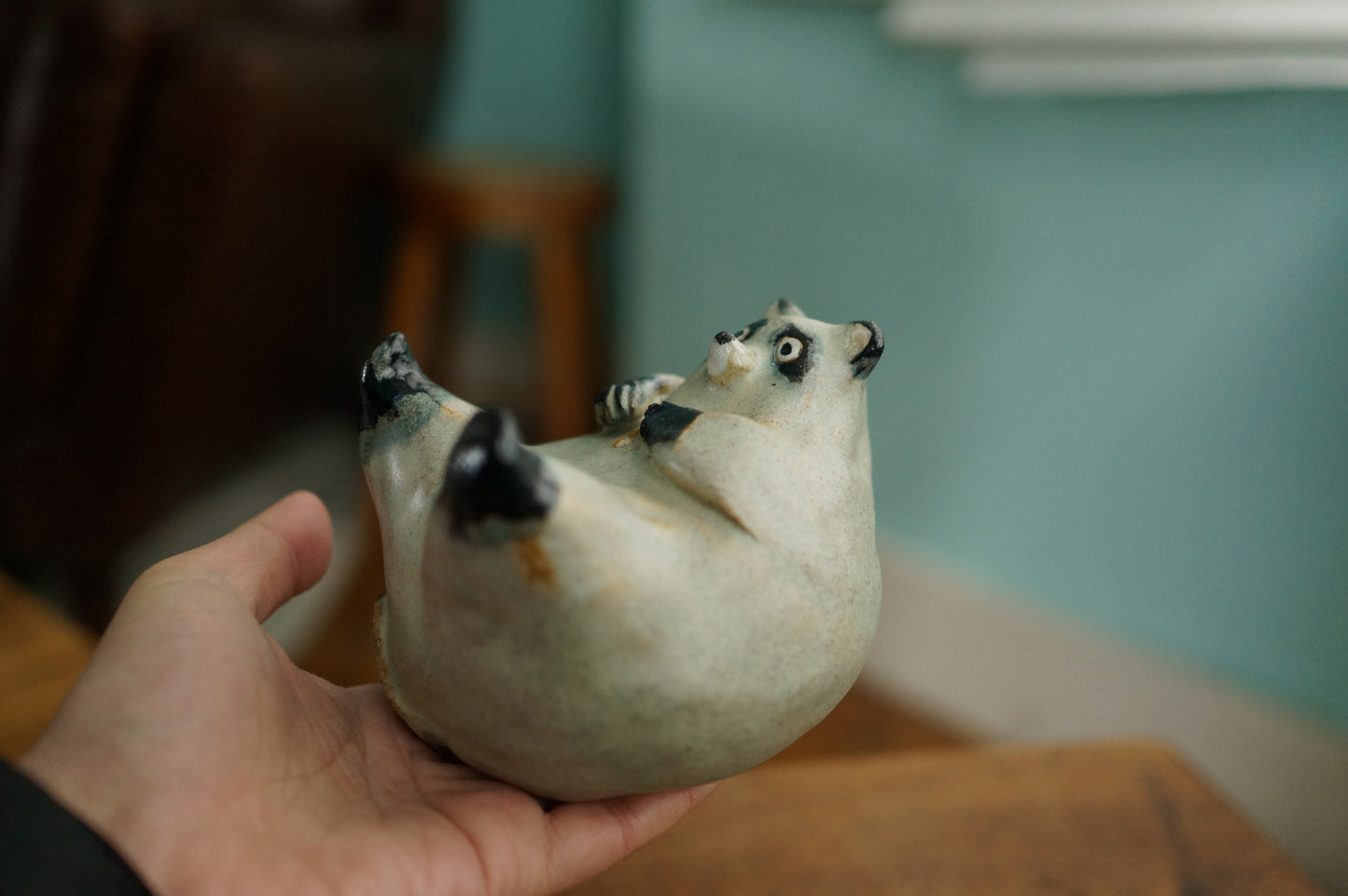 Raccoon Vase