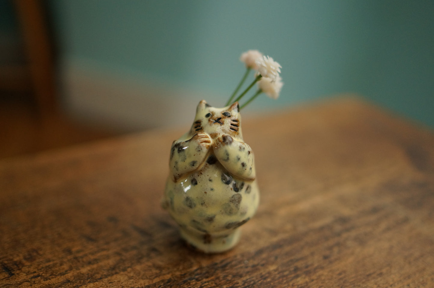 Cat Mini Vase