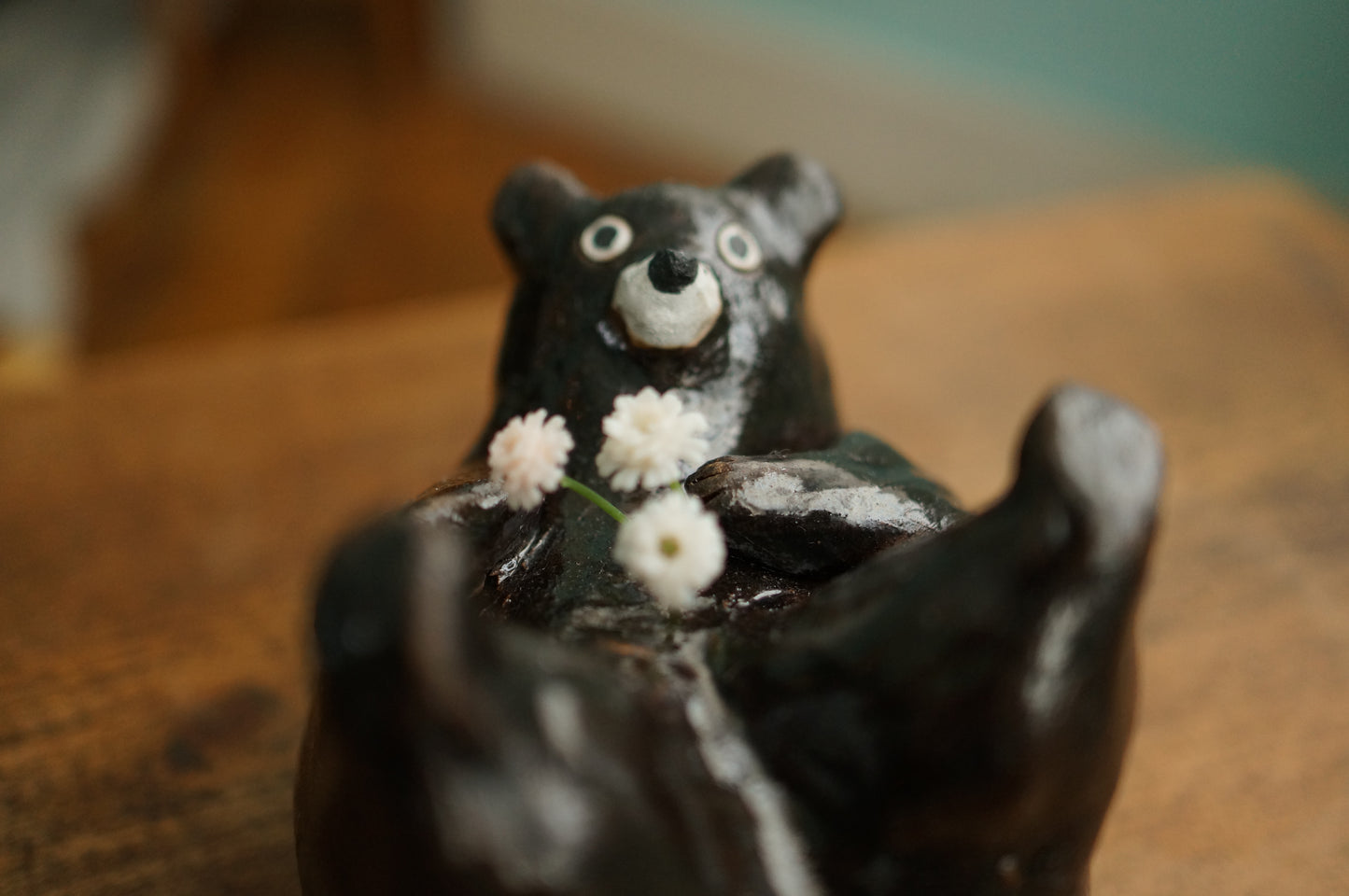 Black Bear Vase