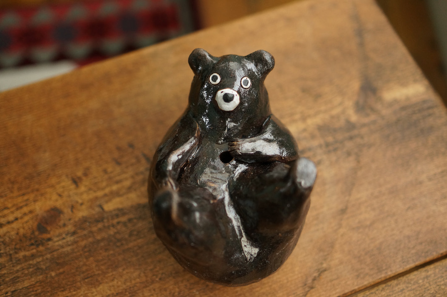 Black Bear Vase