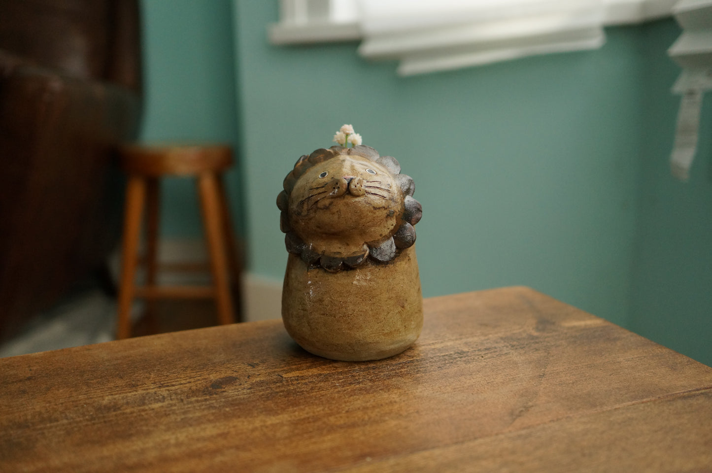 Lion Vase