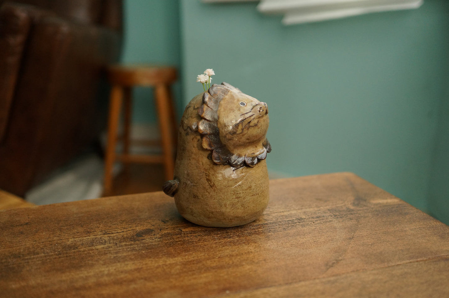 Lion Vase