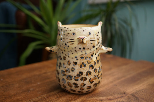 Leopard Vase