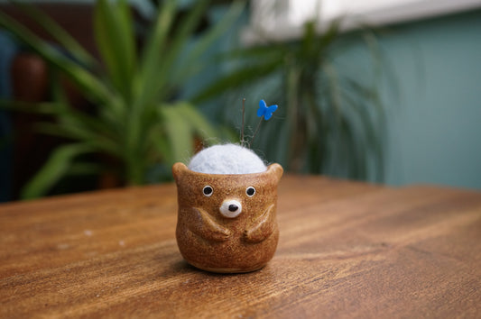 Brown Bear Pin Cushion