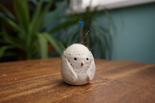 Snowy Owl Pin Cushion