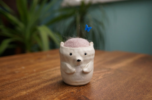 White Fox Pin Cushion