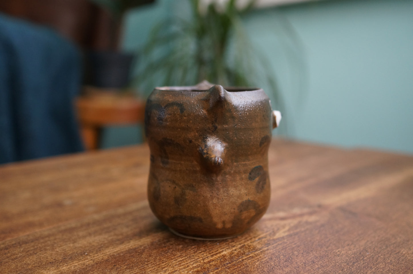 Matte Brown Bear Cup