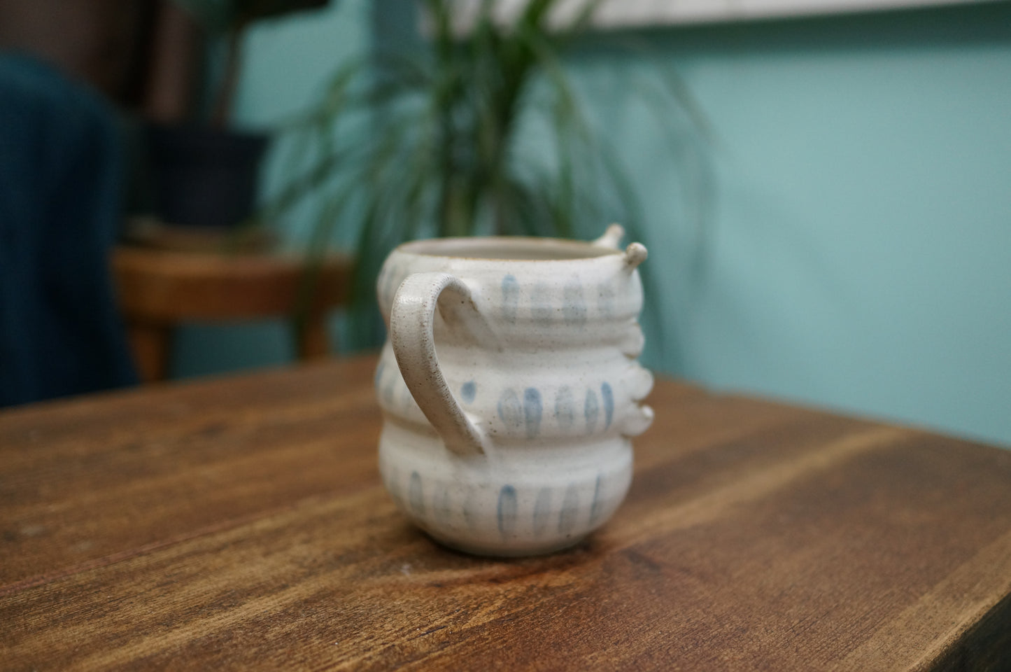 White Caterpillar Mug