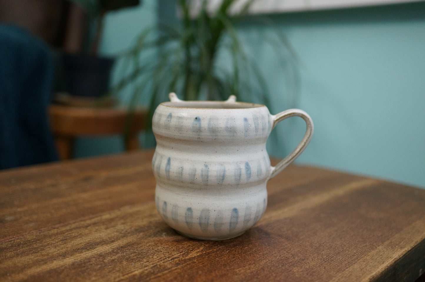 White Caterpillar Mug