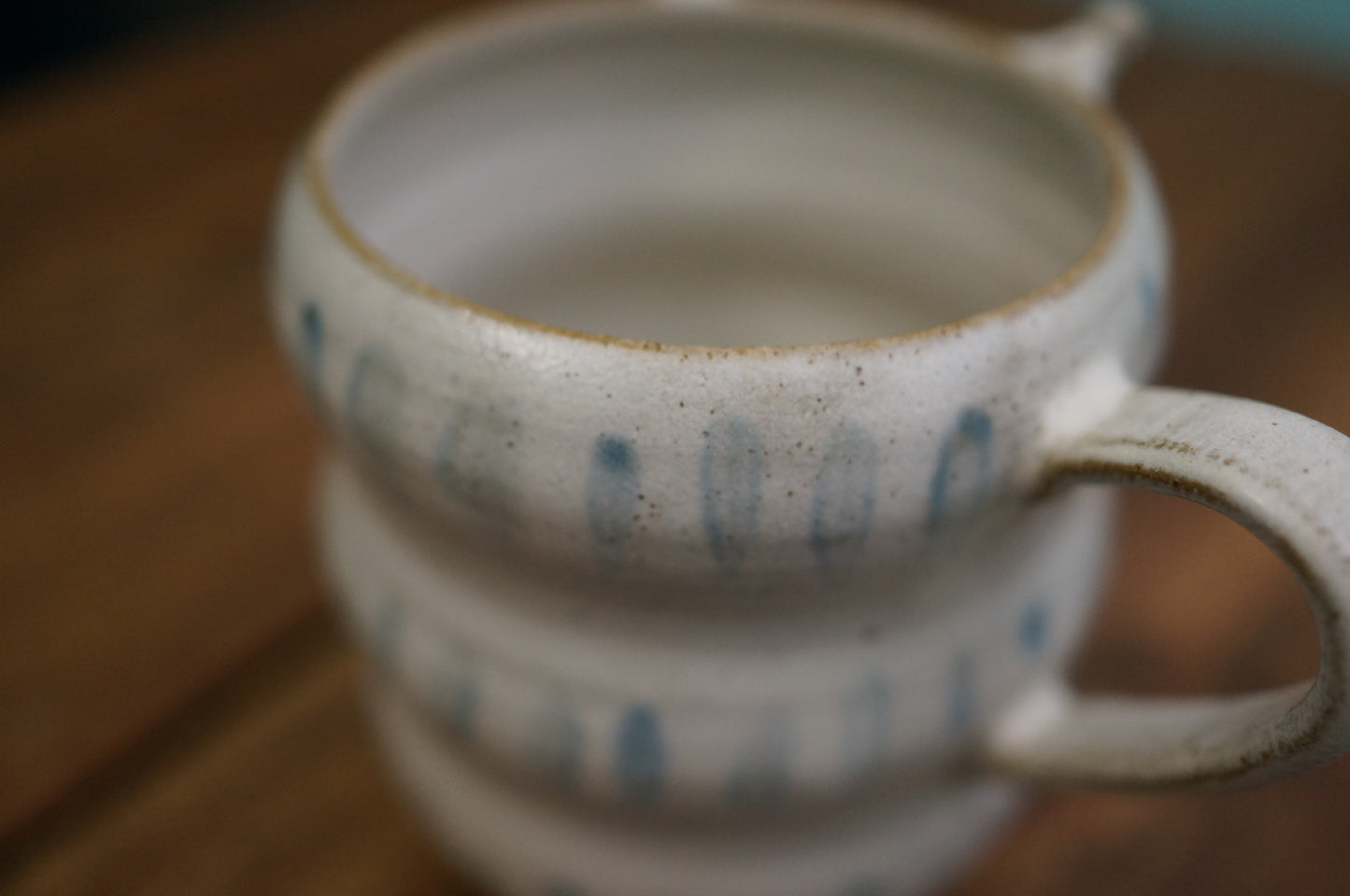 White Caterpillar Mug